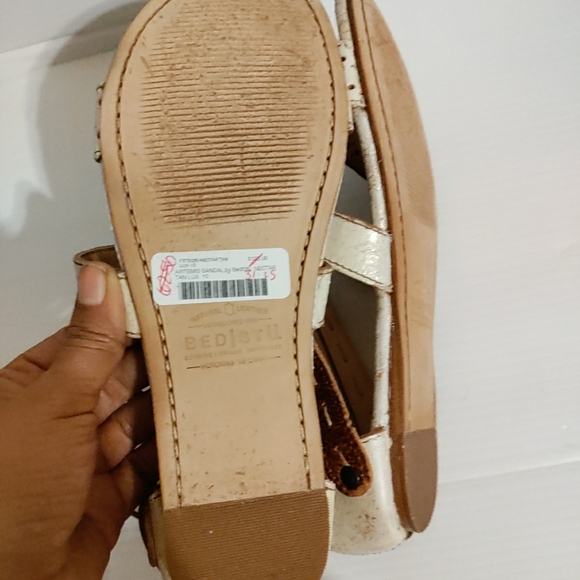 New BedStu ARTEMIS Sandal Leather Handmade Womens Nectar Tan Lux Sz 10 - Picture 9 of 11